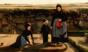 Besuch auf dem Kirchhof von Hans Christian Hansen