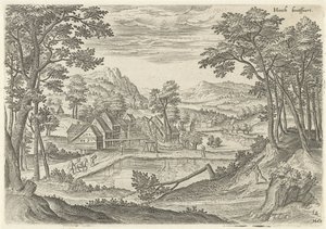 Ansicht von Bosvoorde von Hans Collaert (I)