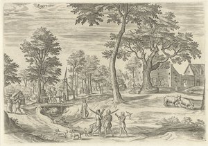 Ansicht von Eggevoort von Hans Collaert (I)