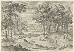 Ansicht von Elsene von Hans Collaert (I)