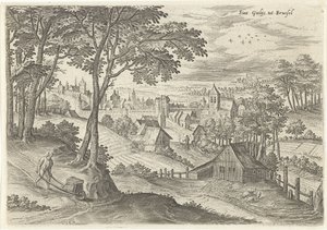 Ansicht von Sint-Gillis von Hans Collaert (I)
