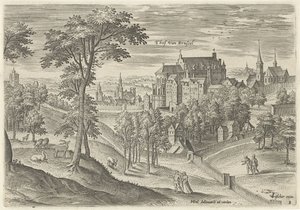 Ansicht des Hofes von Brüssel von Hans Collaert (I)