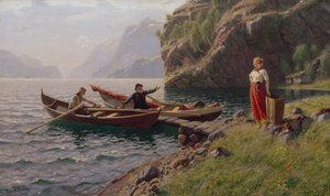Alltagsleben in der Fjordlandschaft