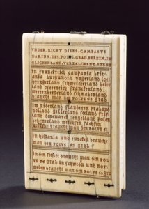 Tablet-Kompass-Sonnenuhr, Nürnberg, 1574 von Hans Ducher