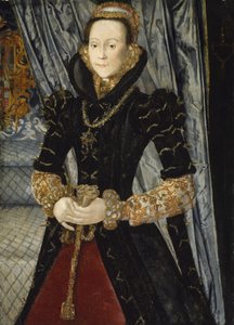 Porträt einer Dame der Wentworth-Familie von Hans Eworth or Ewoutsz