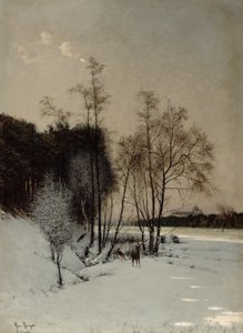 Ein Winterblick in Posen, 1887