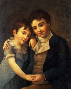 Porträt von Franz Xaver Wolfgang und Karl Thomas, Söhne von Wolfgang Amadeus Mozart