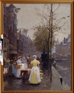 Oktobermorgen in Amsterdam von Hans Hermann