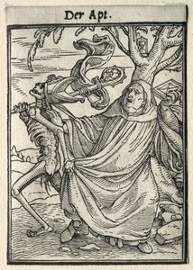 Totentanz: Der Abt von Hans Holbein