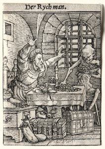 Totentanz: Der Geizhals, ca. 1526