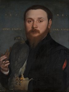 Porträt eines Falkners von Hans Holbein