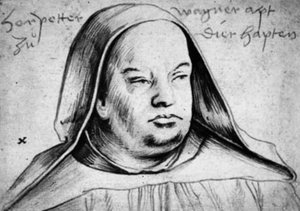 Porträt von Peter Wagner, Abt von Thierhaupten
