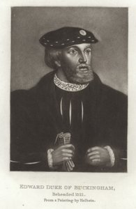 Edward Herzog von Buckingham von Hans Holbein der Jüngere