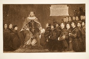 Heinrich VIII. gewährt eine Charta an die Barber-Surgeons