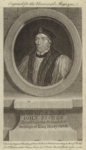 John Fisher, Bischof von Rochester, enthauptet während der Herrschaft von König Heinrich VIII. von Hans Holbein der Jüngere