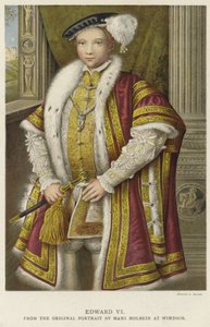 König Edward VI. von England und Irland von Hans Holbein der Jüngere