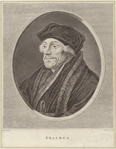 Porträt von Desiderius Erasmus von Hans Holbein der Jüngere