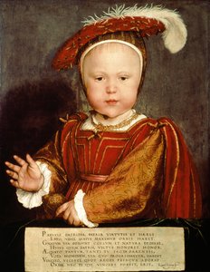 Porträt von Edward VI als Kind von Hans Holbein der Jüngere
