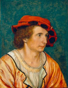 Porträt eines jungen Mannes, um 1520-1530 von Hans Holbein der Jüngere