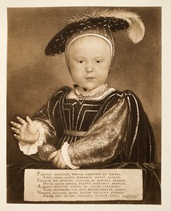 Prinz Edward, später König Edward VI, ca. 1540, veröffentlicht 1902