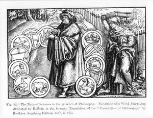 Die Naturwissenschaften in Anwesenheit der Philosophie, aus der deutschen Ausgabe von 1537 der 