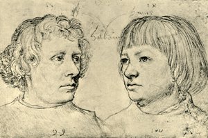 Ambrosius und Hans, die Söhne des Künstlers, 1511