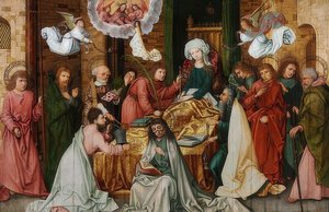 Der Tod der Gottesmutter Maria von Hans Holbein the Elder