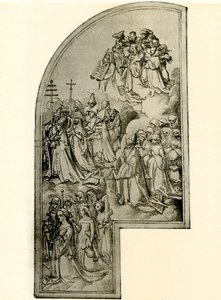 Entwurf für ein Altarbild mit Heiligen