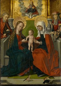 Heilige Anna mit der Jungfrau und dem Kind, Joseph, Joachim, Gott dem Vater und dem Heiligen Geist