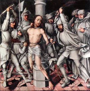 Die Geißelung Christi, Detail von einem Altarbild, 1496