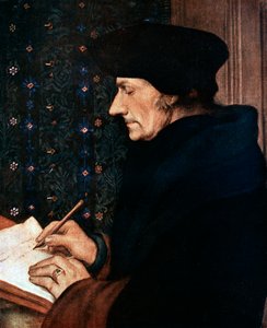 Desiderus Erasmus 1497-1543, niederländischer Humanist und Gelehrter von Hans Holbein der Jüngere