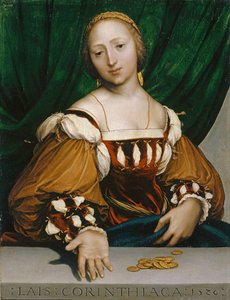 Laïs von Korinth, 1526 von Hans Holbein der Jüngere