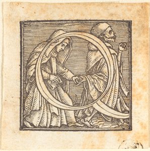 Buchstabe Q von Hans Holbein der Jüngere