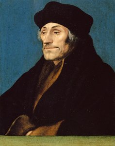 Porträt von Erasmus von Rotterdam von Hans Holbein der Jüngere