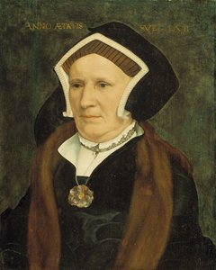 Porträt von Lady Margaret Butts, 1543 von Hans Holbein der Jüngere