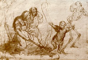 Studie für das Kind im Totentanz, 1913 von Hans Holbein der Jüngere