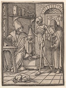 Der Arzt, aus "Der Totentanz" von Hans Holbein the Younger