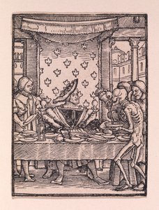 Der reiche Mann, aus „Der Totentanz“ von Hans Holbein the Younger