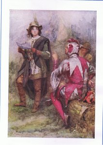 Der Baum trägt schlechte Früchte (Wie es euch gefällt), aus Die vollständigen Werke von Shakespeare, veröffentlicht von George Harrap & Co Ltd, 1920er Jahre von Hans Holbein der Jüngere