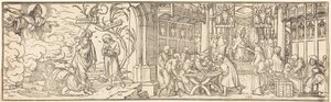 Handel mit Ablässen von Hans Holbein the Younger