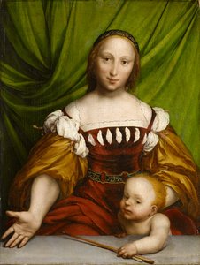 Venus mit Amor, 1526-28 von Hans Holbein der Jüngere