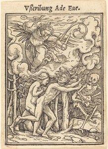 Vertreibung von Adam und Eva von Hans Holbein der Jüngere