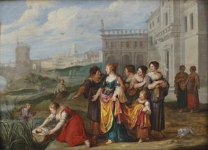 Auffindung des Moses von Hans Jordaens III