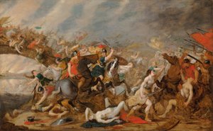 Die Schlacht der Amazonen von Hans Jordaens III