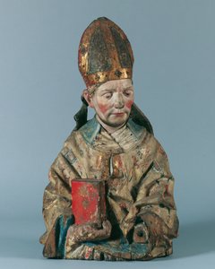 Halbfigur eines hl. Bischofs