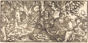 Lot und seine Töchter von Hans Leonard Schaufelein