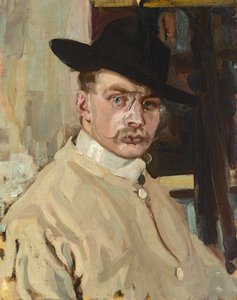 Selbstbildnis von Hans Lesker