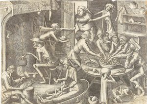 Die arme Küche nach Pieter Brueghel I, ca. 1563