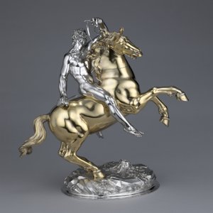 Pferd und Reiter, 1630 von Hans Ludwig Kienle