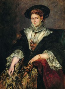 Porträt von Bertha von Piloty, 1872-1873